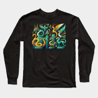 Fantastical Animals Long Sleeve T-Shirt